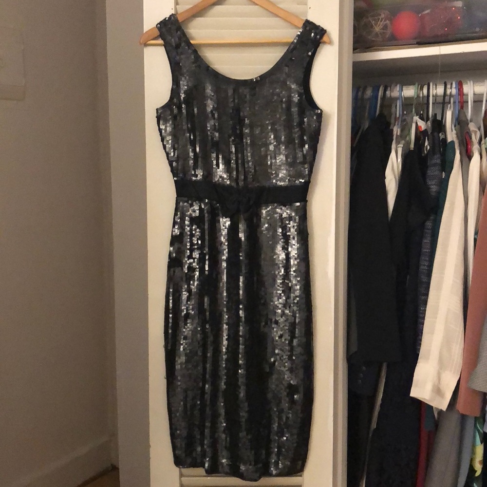 French Connection NWT LBD Sequin Dress Size 6
